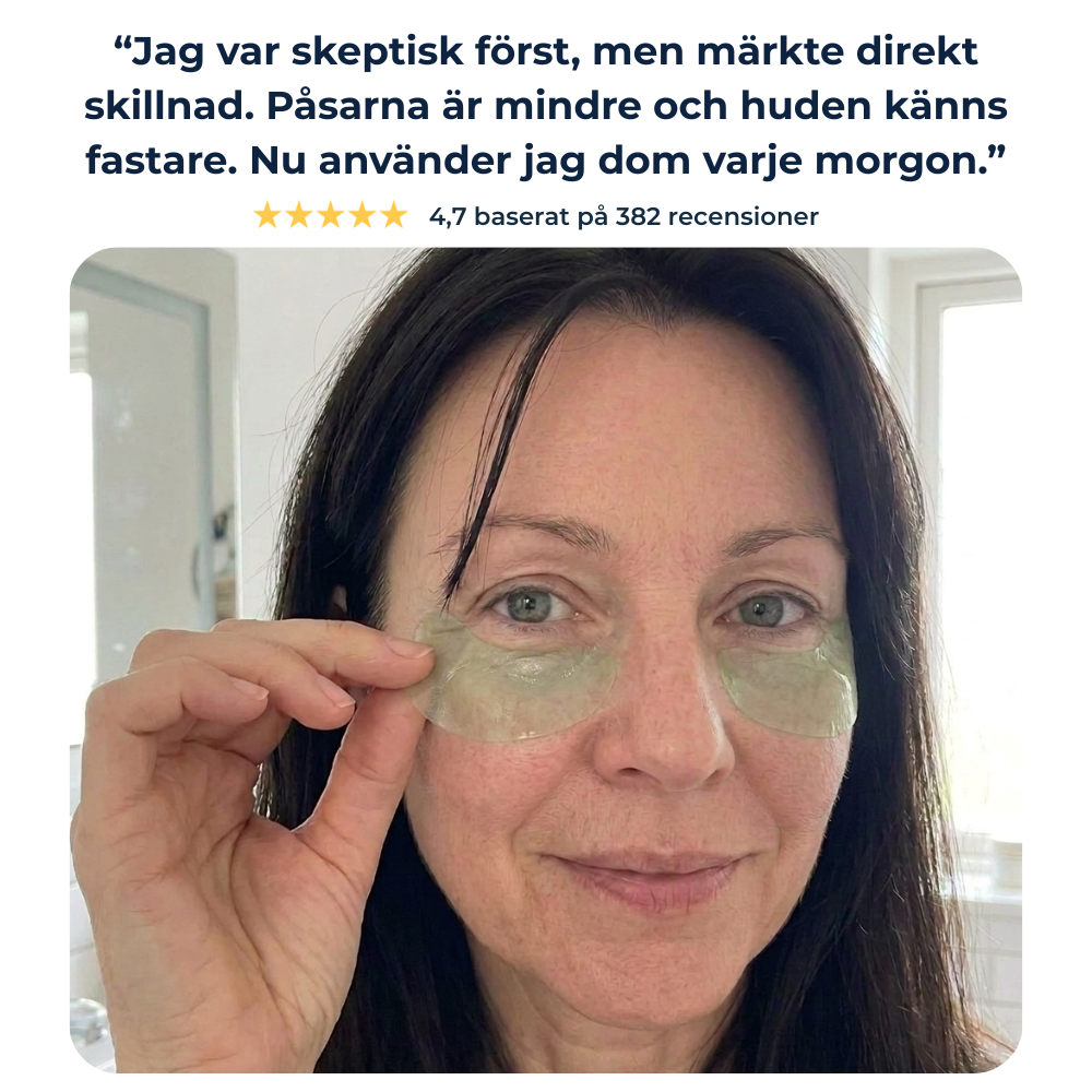 Återfuktande Ögonmasker med Aloe Vera & Kollagen